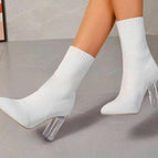 White Clear Heel / 36