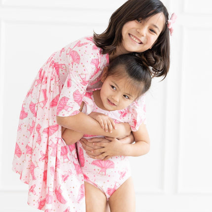 Pirouette S/S Flutter Sleeve Leotard