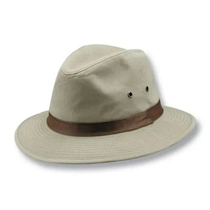 Scala Deer Trail - Cloth Outdoorsman Hat (Closeout)