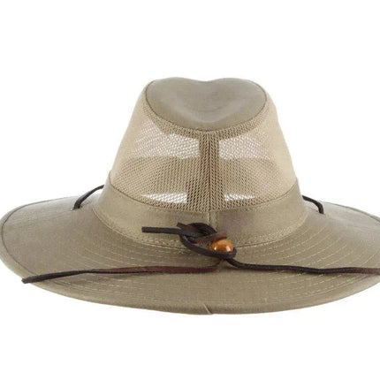 Dorfman Pacific Traveler - Canvas Outback Fedora Hat (Closeout)