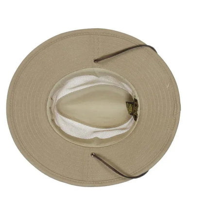 Dorfman Pacific Traveler - Canvas Outback Fedora Hat (Closeout)