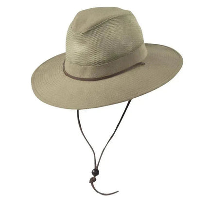 Dorfman Pacific Traveler - Canvas Outback Fedora Hat