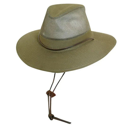 Dorfman Pacific Traveler - Canvas Outback Fedora Hat