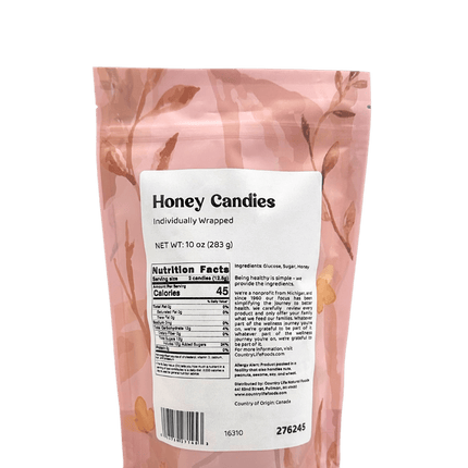 Honey Candies, Individually Wrapped