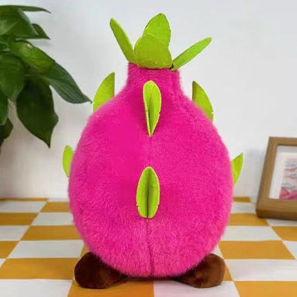 10" Dragon Fruit Plush Toy | Kawaii Fruit Stuffed Animal | Made in USA