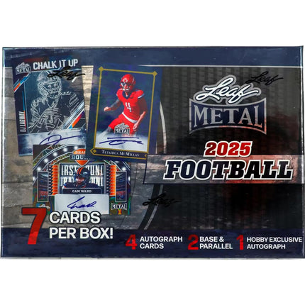 2025 Leaf Metal Football Hobby Box