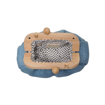 Wooden Frame Clutch