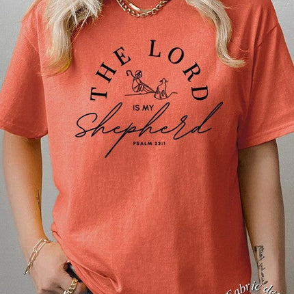 The Lord Is My Shepherd Plus Heavy Cotton Tee