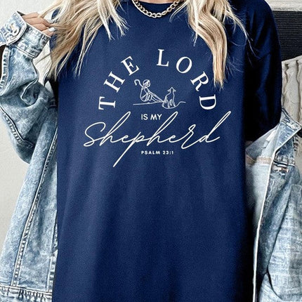 The Lord Is My Shepherd Plus Heavy Cotton Tee