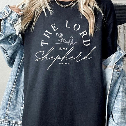 The Lord Is My Shepherd Plus Heavy Cotton Tee