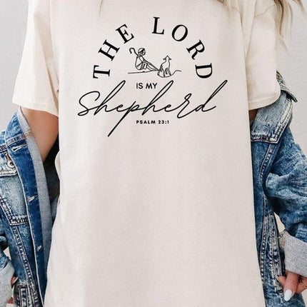 The Lord Is My Shepherd Plus Heavy Cotton Tee