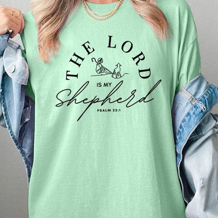 The Lord Is My Shepherd Plus Heavy Cotton Tee