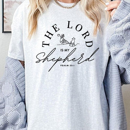 The Lord Is My Shepherd Plus Heavy Cotton Tee