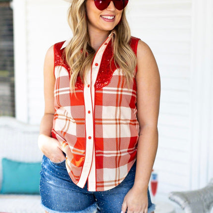 Yee-Haw Rodeo Vest Top