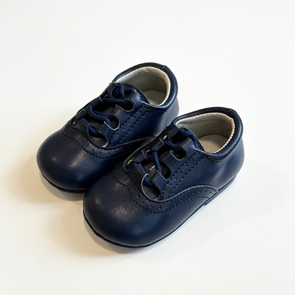 Alfie Lace-up Dress Shoe for Kids, Wide Toe Box
