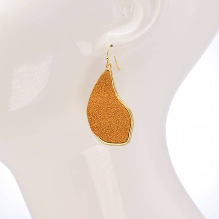 Organic Shaped Dangle Drop Earrings