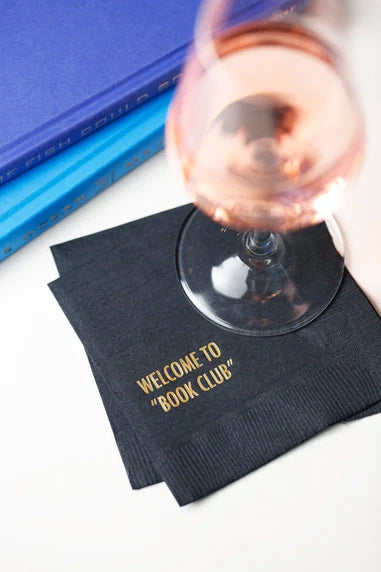 "Book Club" Cocktail Napkins