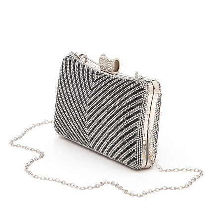 Convertible Top Handle Box Clutch