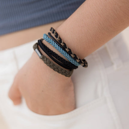 "Hustle" Hair Tie Bracelets