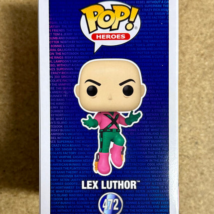 Jesse Eisenberg Signed DC Lex Luthor Funko Pop! #472 Exclusive With JSA COA