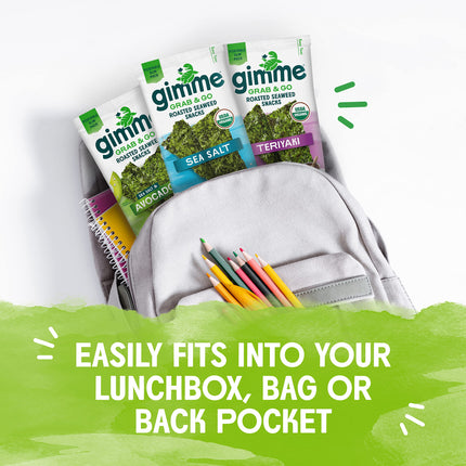 TikTok Viral Gimme Organic Roasted Seaweed Snacks - Multi-Flavor Pack