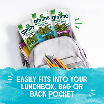 TikTok Viral Gimme Organic Roasted Seaweed Snacks - Multi-Flavor Pack