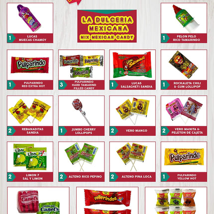 Mexican Candy Variety Pack - Authentic Dulces Mexicanos Mix