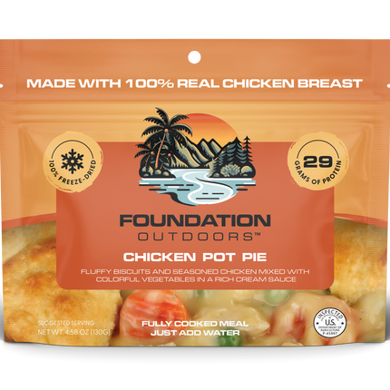 FOUNDATION Outdoors Chicken Pot Pie Meal