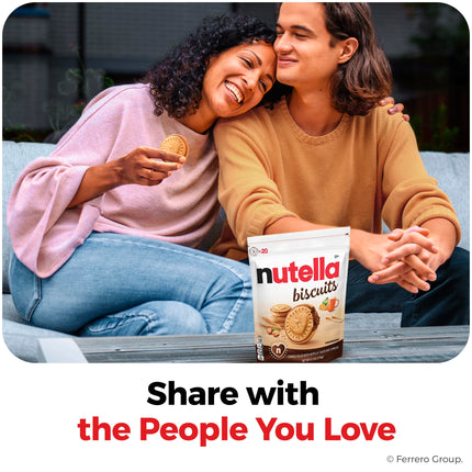 Nutella Biscuits - Premium Hazelnut Cocoa Cookies | 20-Count Family Pack (9.7 oz)