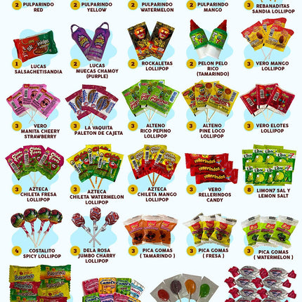Mexican Candy Variety Pack - Authentic Dulces Mexicanos Mix