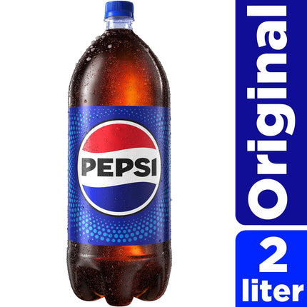 Pepsi Cola Soda Pop, 16.9 Fl Oz Bottles, 6 Pack