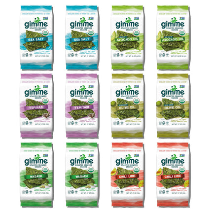 Viral gimMe Organic Roasted Seaweed Snacks - TikTok Famous Healthy Snack