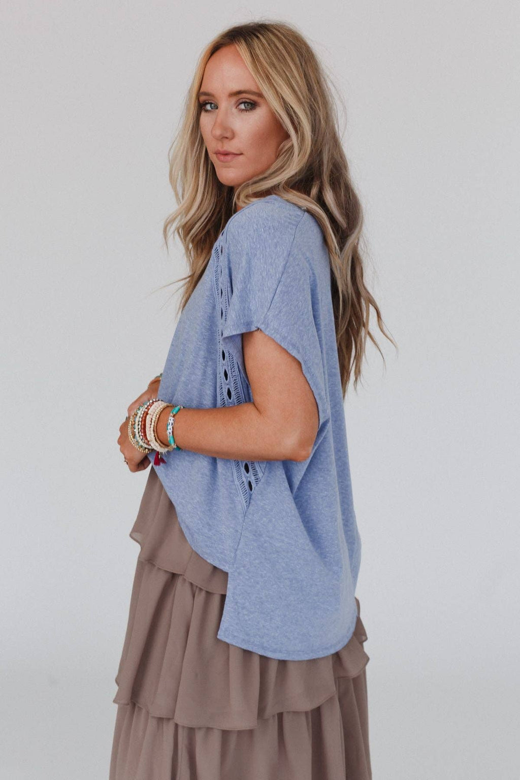 Camden Lace V Neck Top