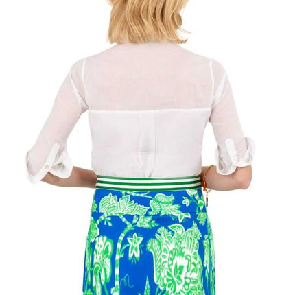Blue & Green Skort