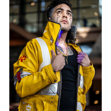 David Martinez Cyberpunk 2077 Jacket – LED & Vegan Leather