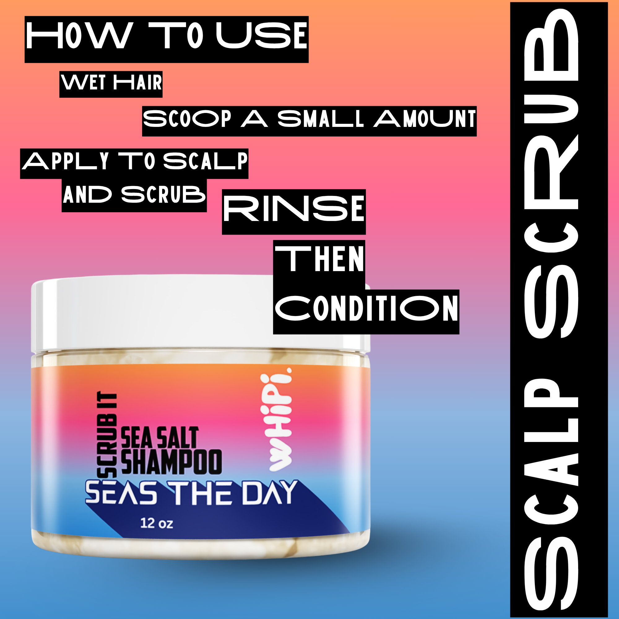 Scrub- Sea Salt Shampoo