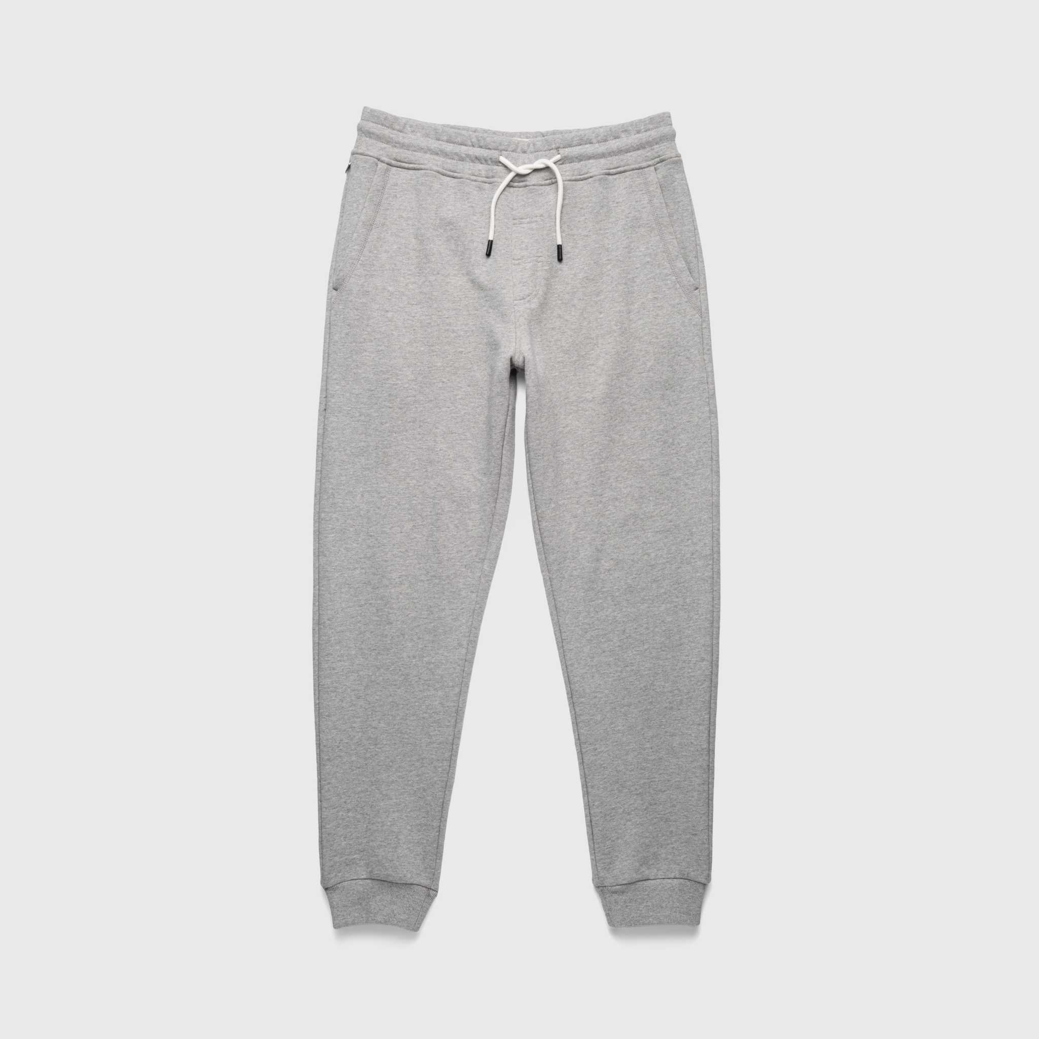 Dune Drawstring Terry Jogger - Heather Grey