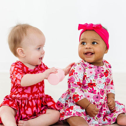 Hearts & Hugs 3/4 Sleeve Twirl Bodysuit
