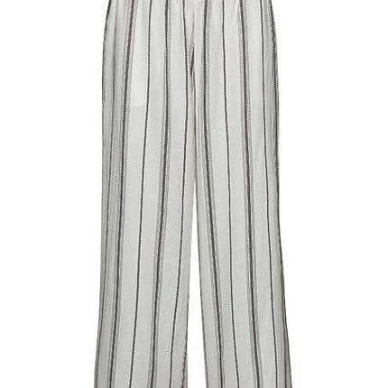 Coastal Stripe Wide-Leg Pants