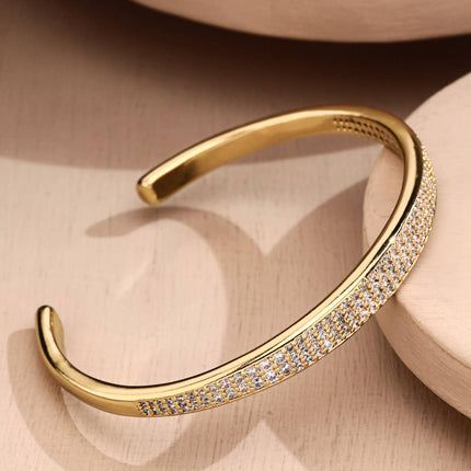 18K Gold Plated Cuff Bracelet