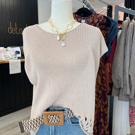 Sand Sweater Vest