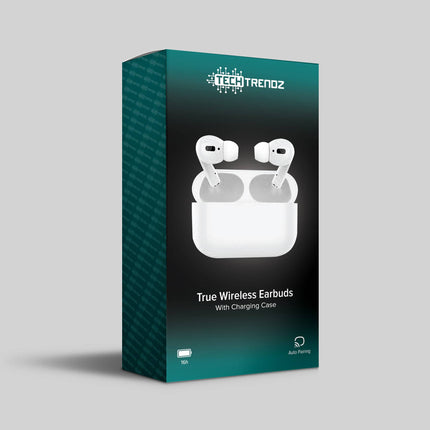 Pro Style Wireless Earbuds w/Charging Case