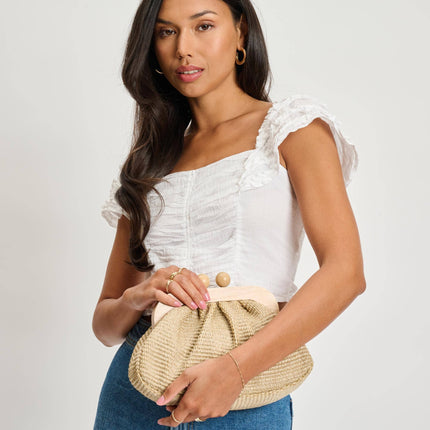 Wooden Frame Clutch