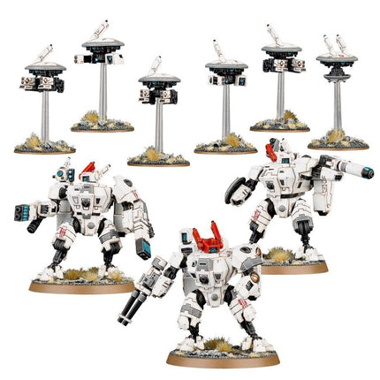 Warhammer 40,000: T'au Empire - XV8 Crisis Battlesuit Team