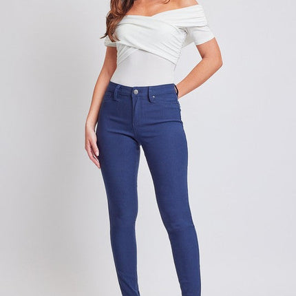 Navy Hyper Stretch Mid Rise Skinny