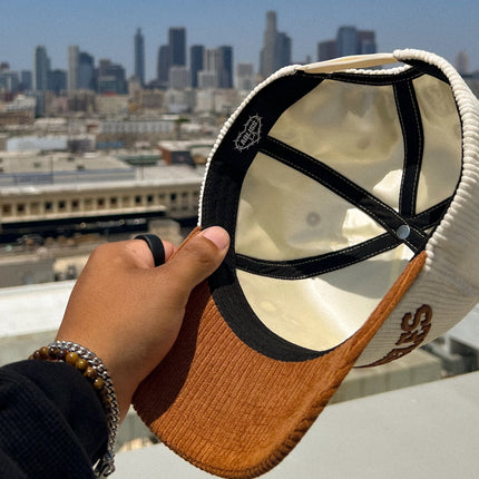 Cream Corduroy Snackback - Los Angeles