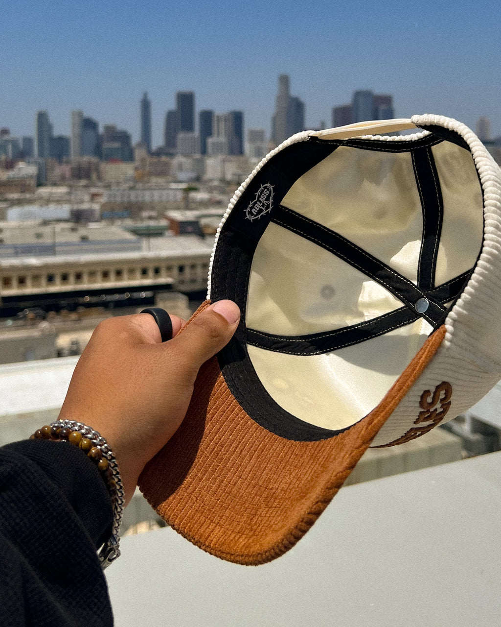 Cream Corduroy Snackback - Los Angeles