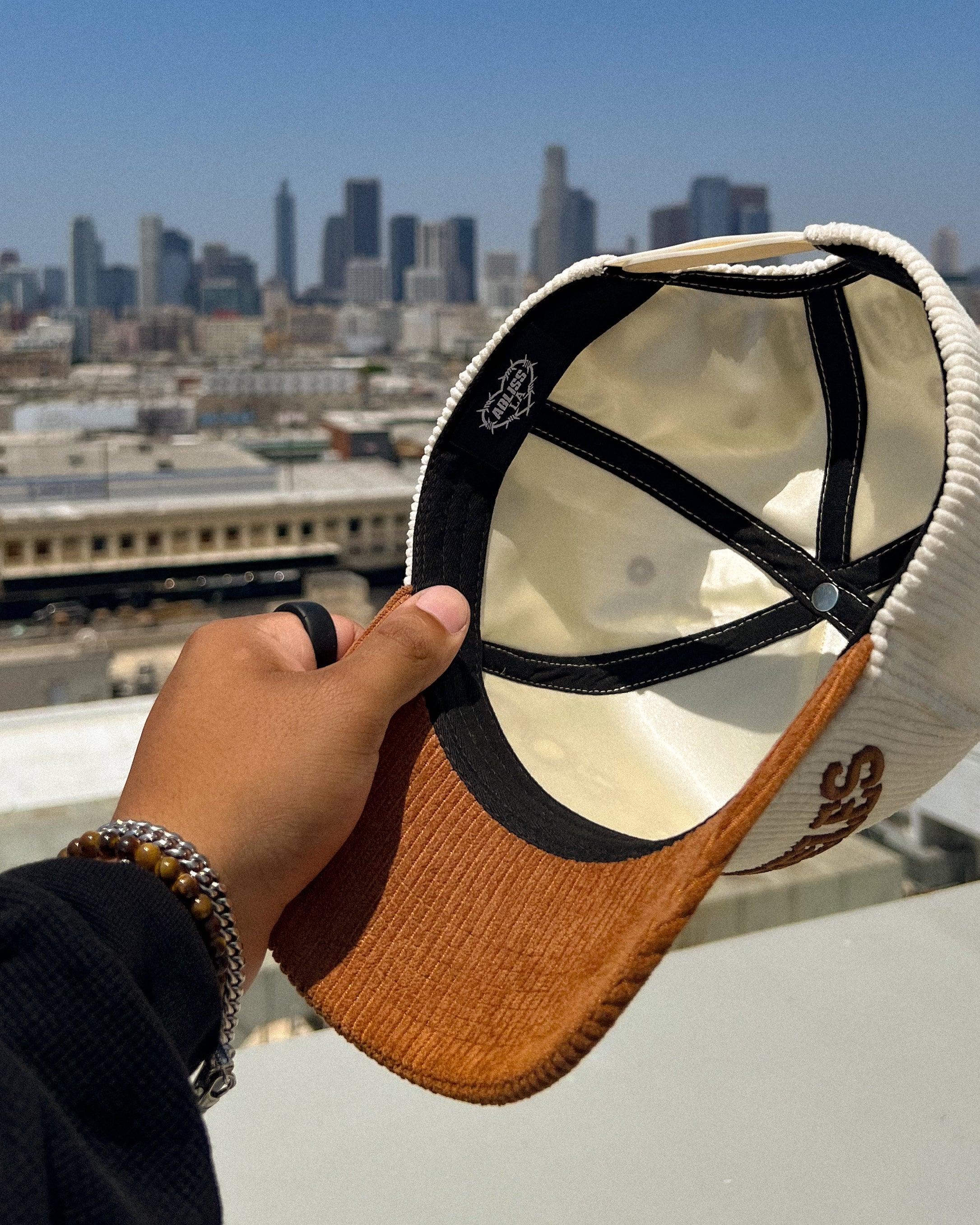 Cream Corduroy Snackback - Los Angeles