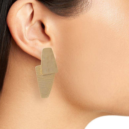 Clip On Overlapped Earring
