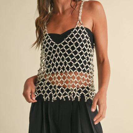 Pearl Net Top